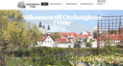Desktop Screenshot of cityfastigheterivisby.se